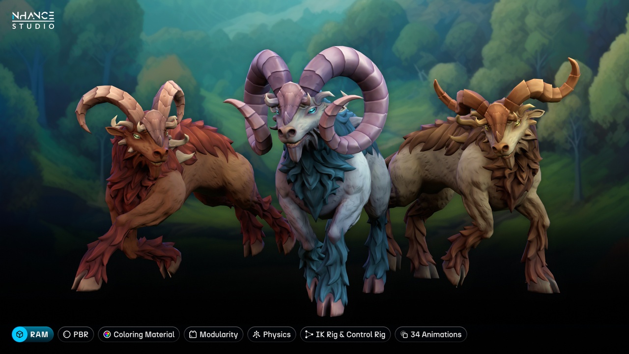 Media 1 for listing Stylized Modular Ram