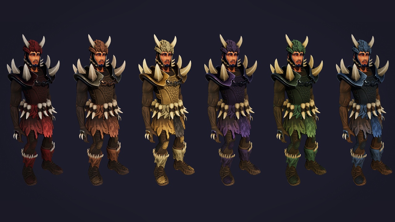 Media 1 for listing Beast Hunter Armor Set - Stylized RPG