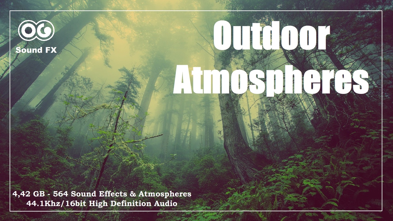 Media 1 for listing Outdoor Atmospheres Sound Effects Pack !