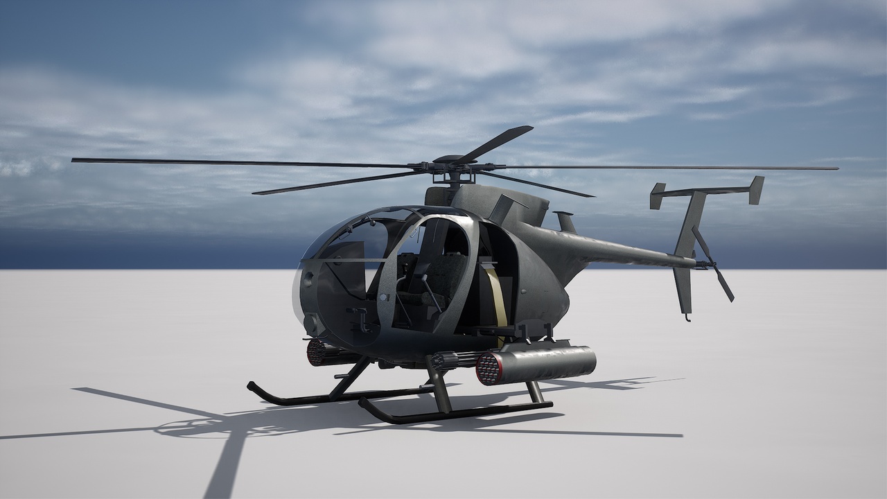 Media 1 for listing AH-6 Military Helicopter