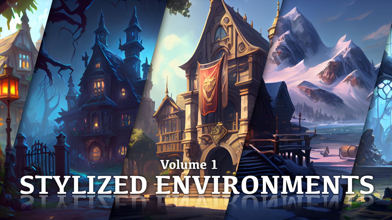 Media 1 for listing Stylized Environments Volume 1