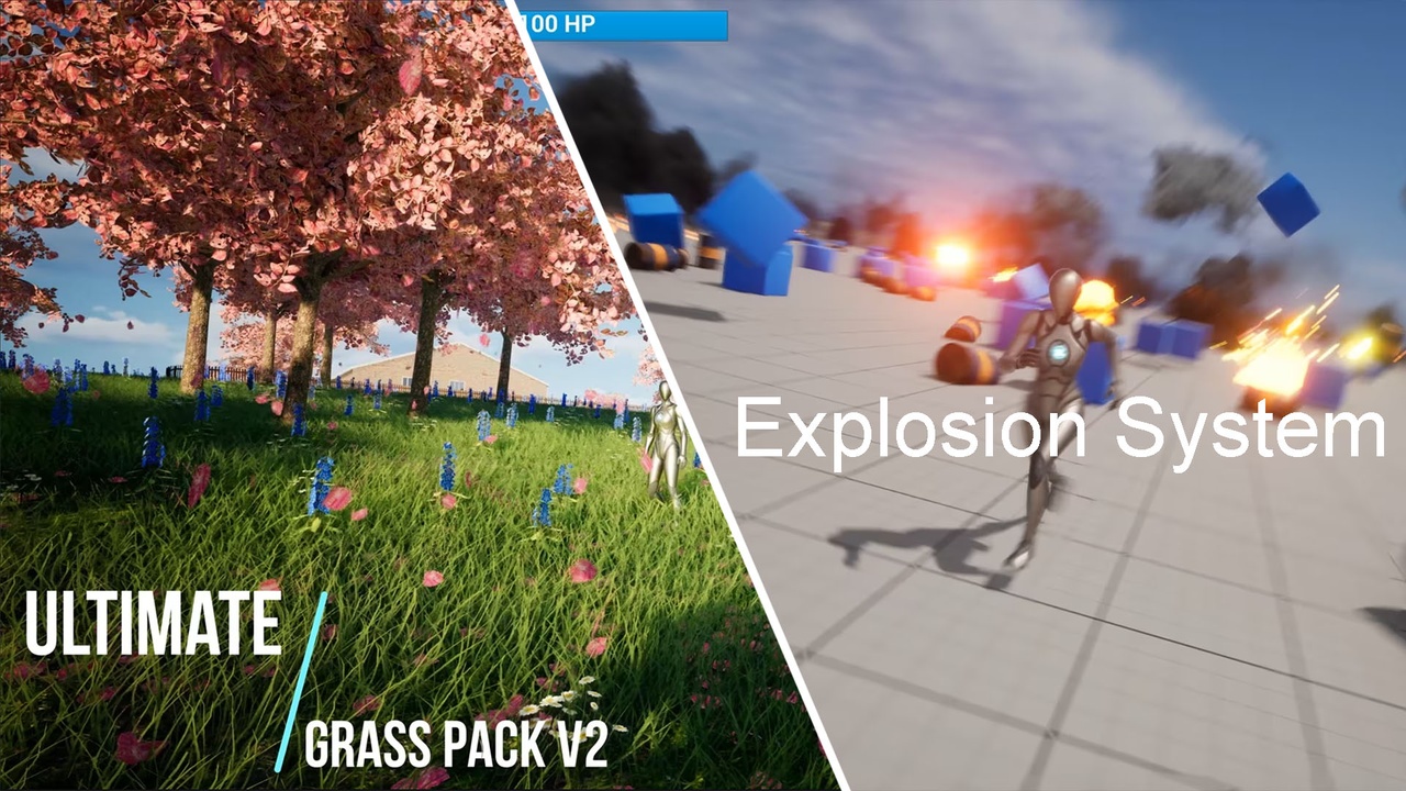 Media 1 for listing Ultimate Grass Pack V2 & Explosion System Bundle