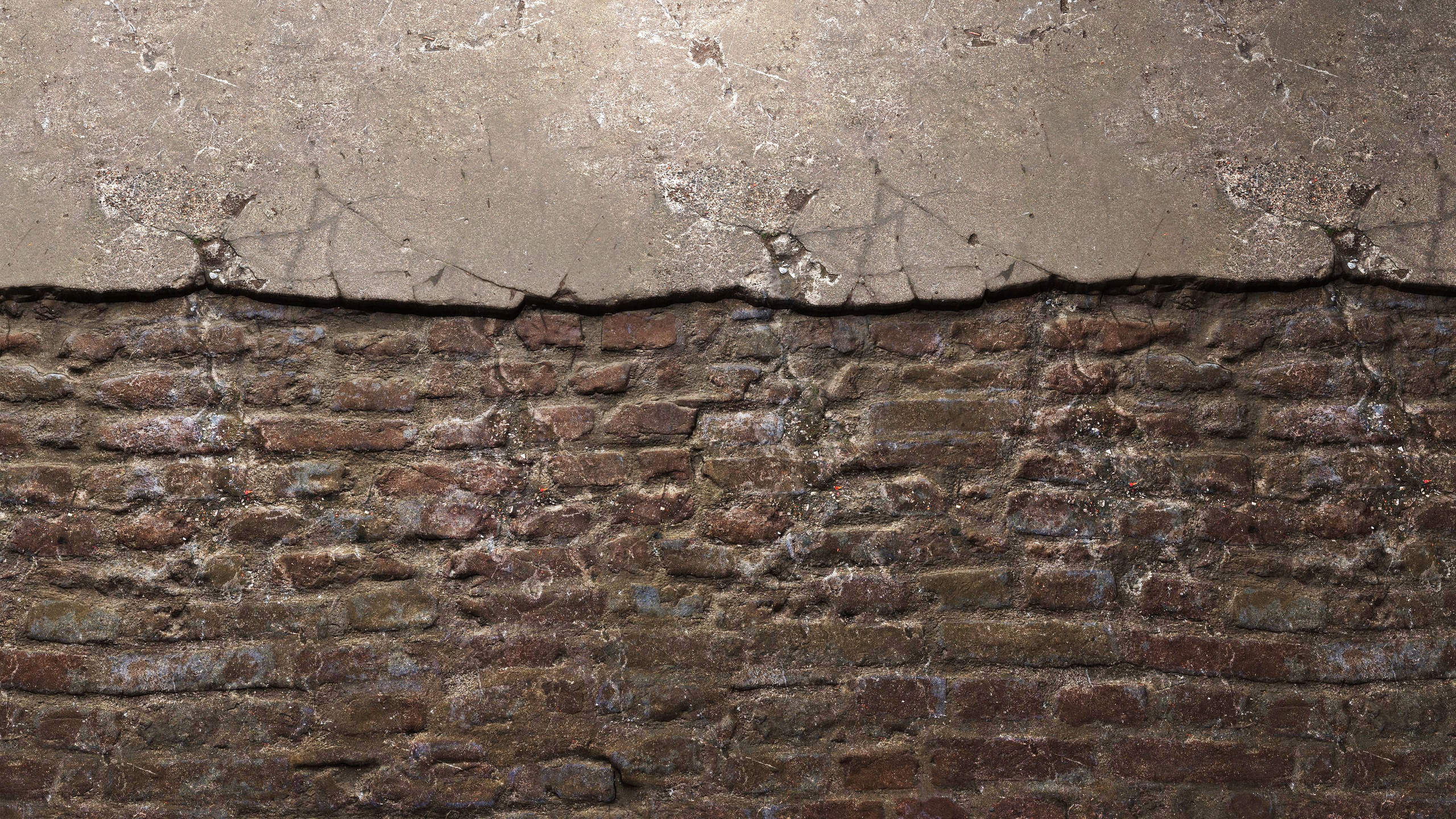 Media 1 for listing Broken Brick Wall 8K PBR Texture