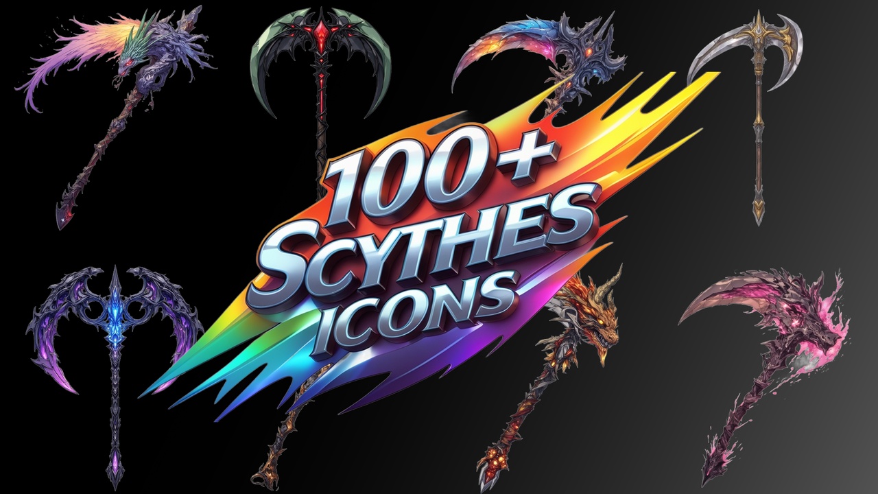 商品 100 + Scythe RPG Icons 的媒体 1