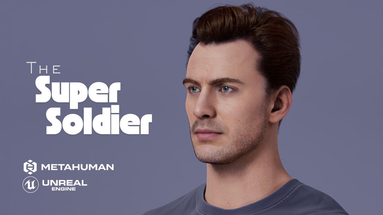 Media 1 for listing The Super Soldier (Chris Evans) │ Metahuman