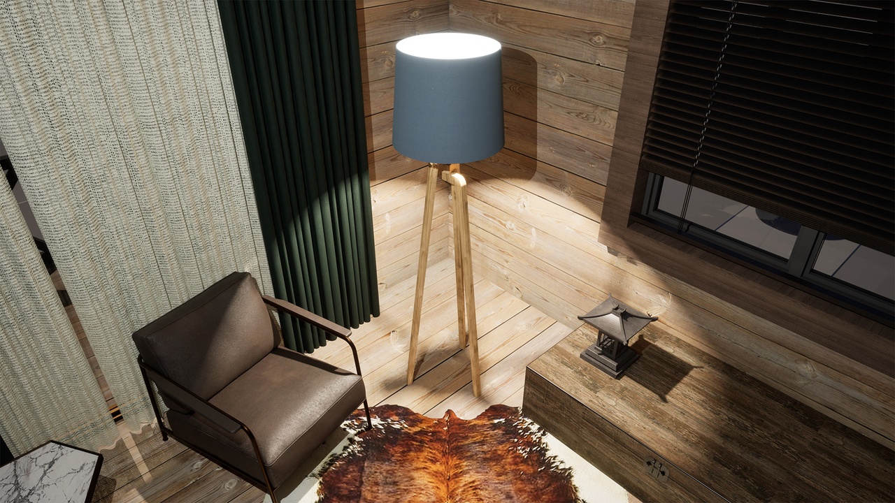 Media 1 for listing Floor Lamp with Blueprint-Based Light and Kelvin Control (Model B)