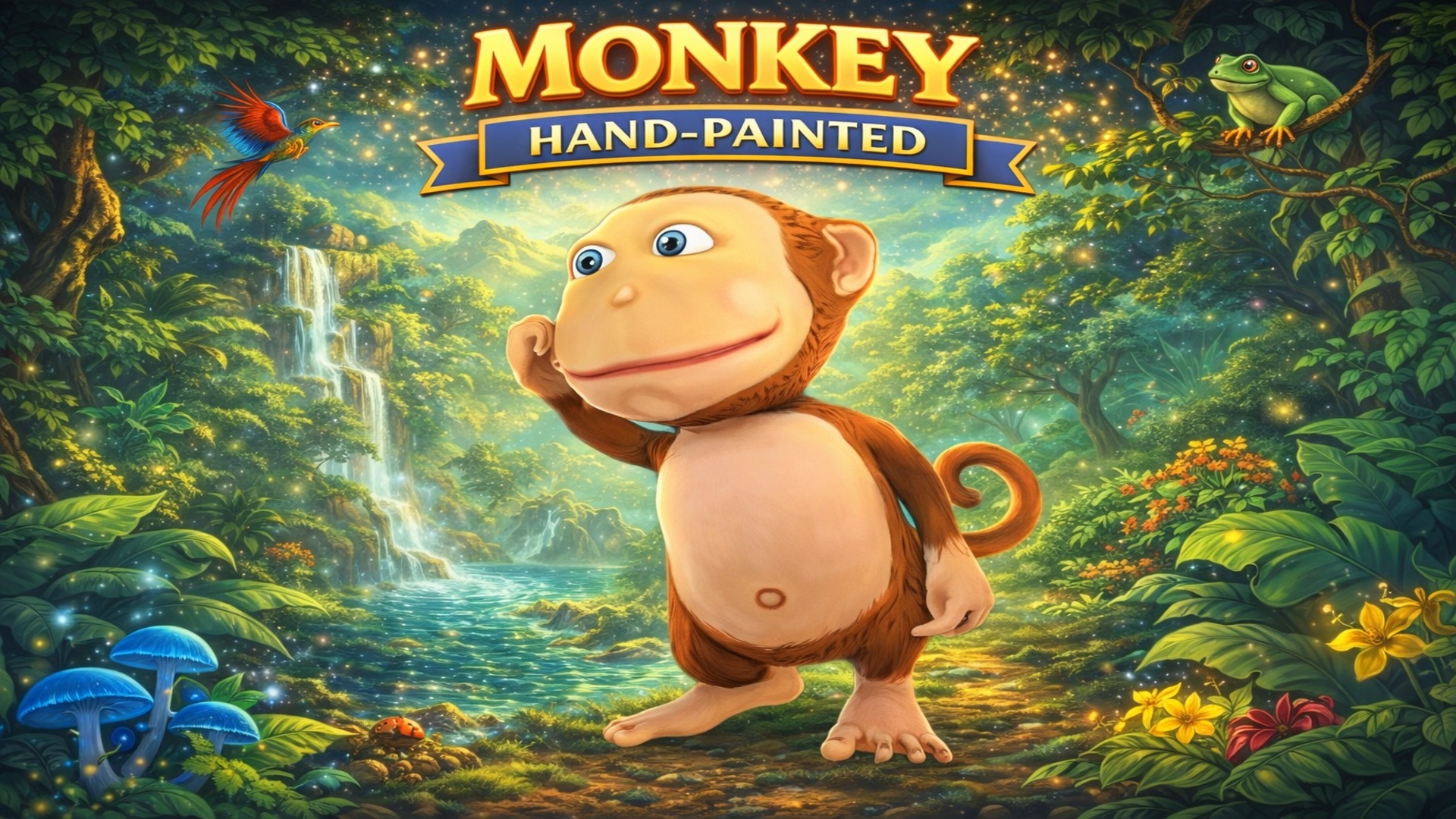 Monkey Hand-Painted | Fab