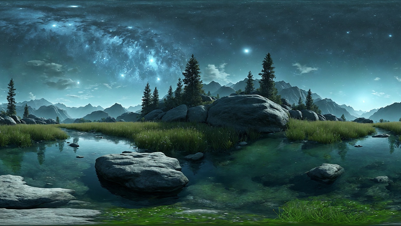 57 HDRIs Night Skyboxes 제품 등록을 위한 미디어 1개