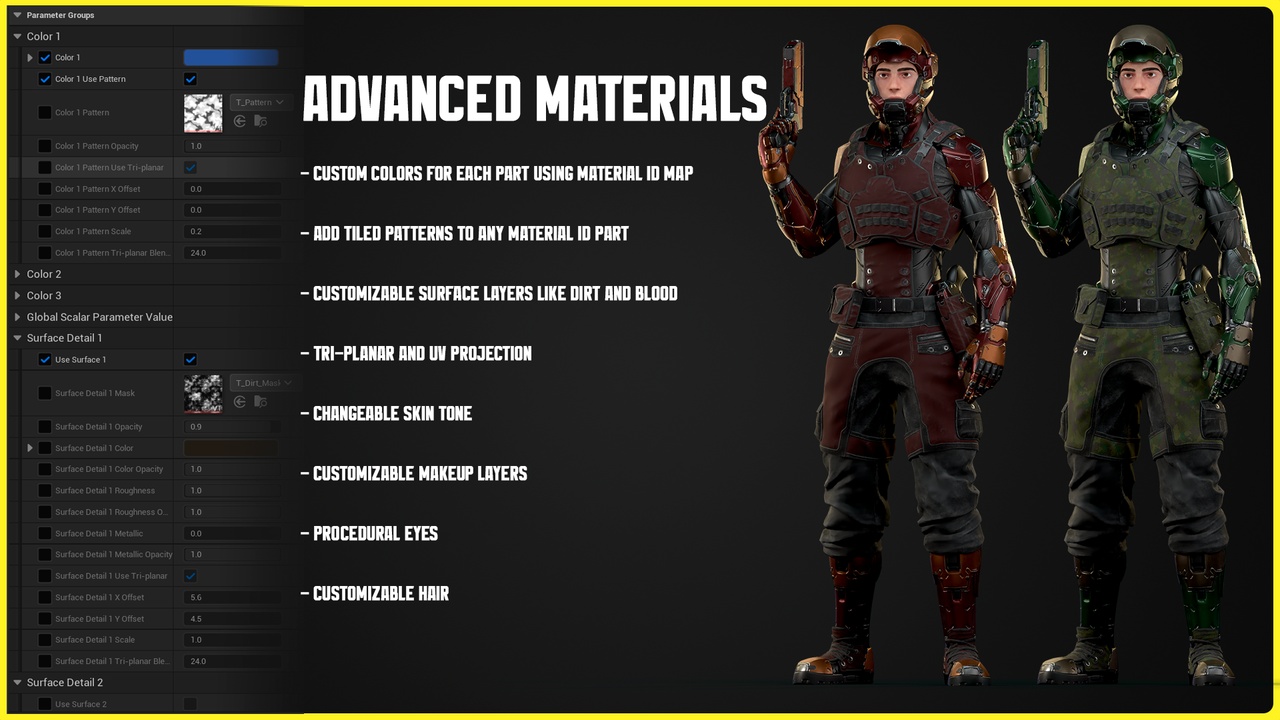 Multimedia 1 dla listy Modular Sci-fi Character 02