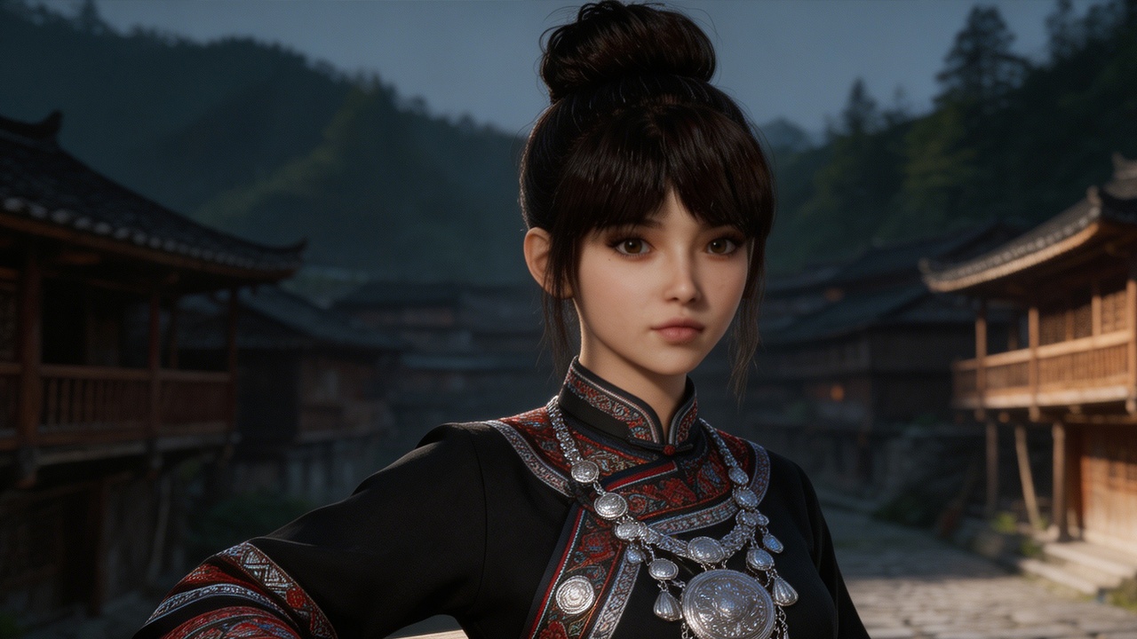 Media 1 for listing Editable MetaHuman Beauty - Ning Hongyan.With hair, no clothing included.