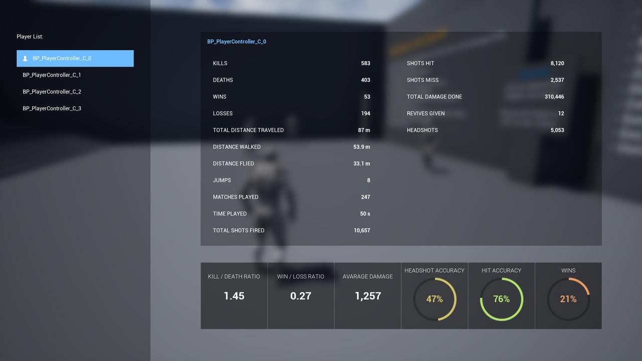 Media 1 for listing Multiplayer Stat System