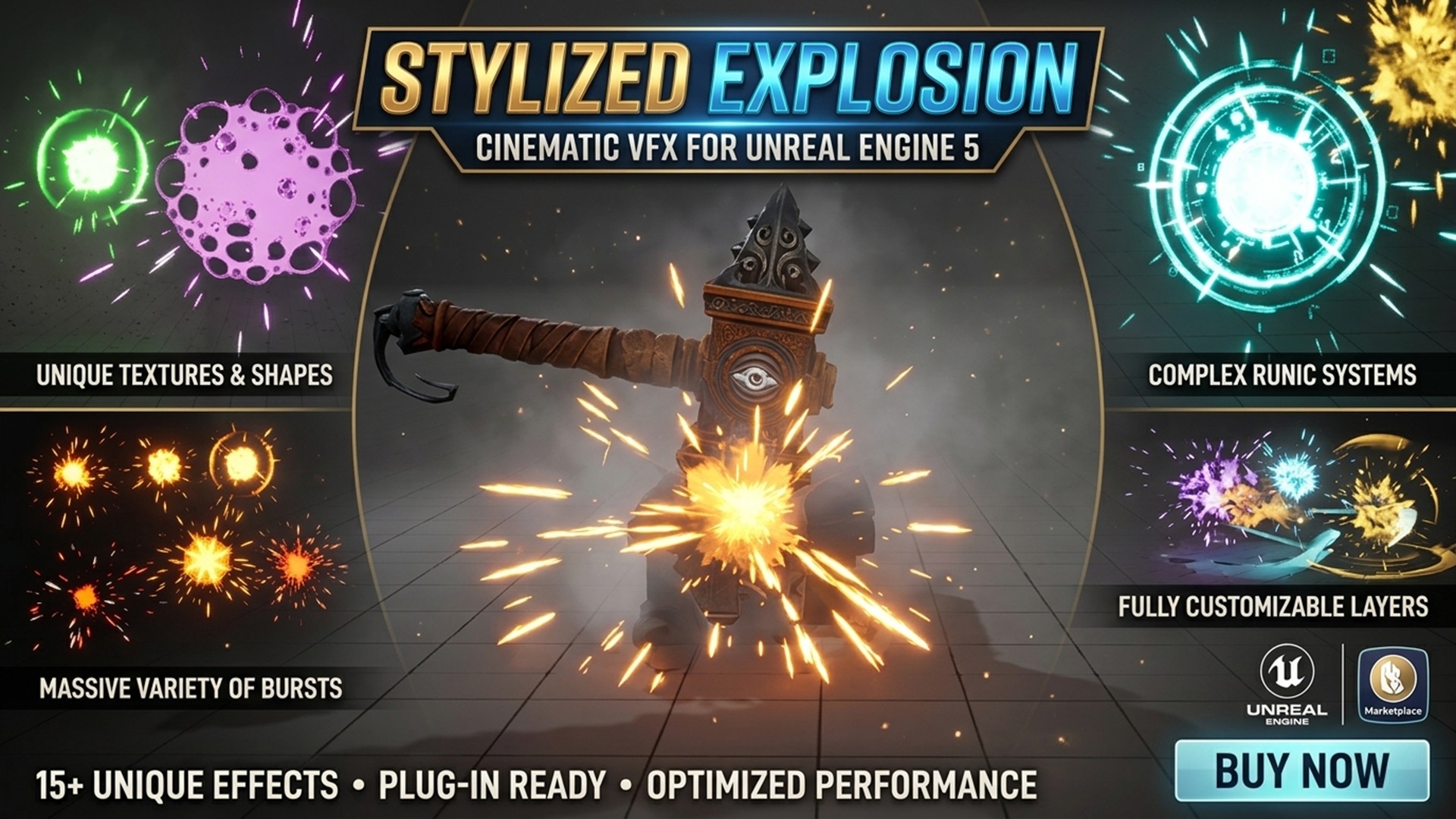 Stylized Explosion Tutorial Stylized Explosion | Fab