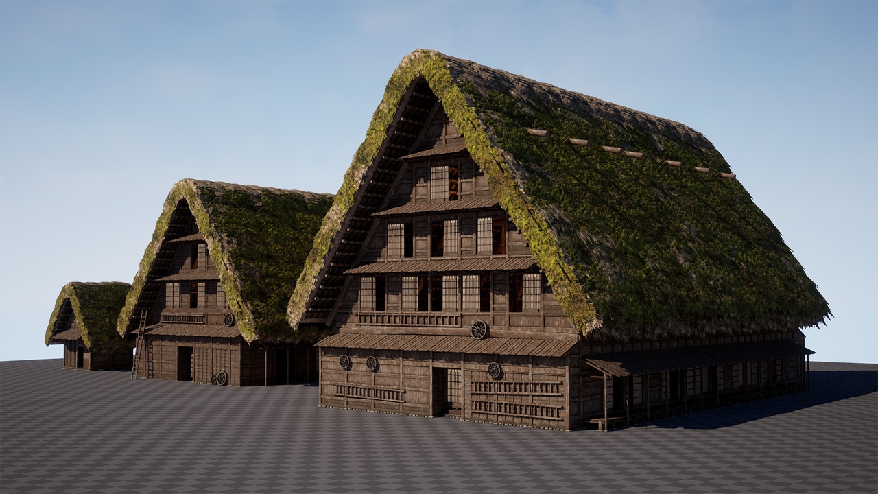商品 Japanese Modular Village (With Interiors) 的媒体 1