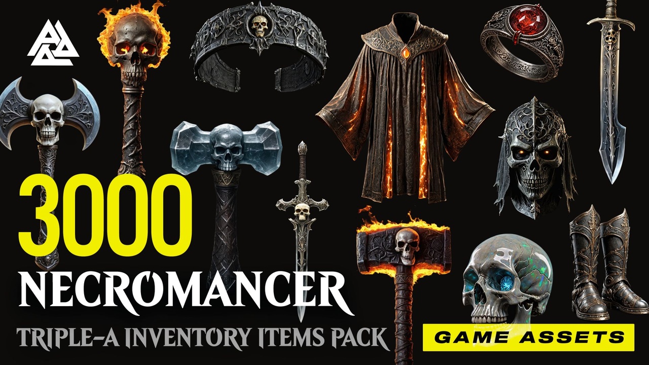 Media 1 for listing 3000 Necromancer Inventory Items Pack
