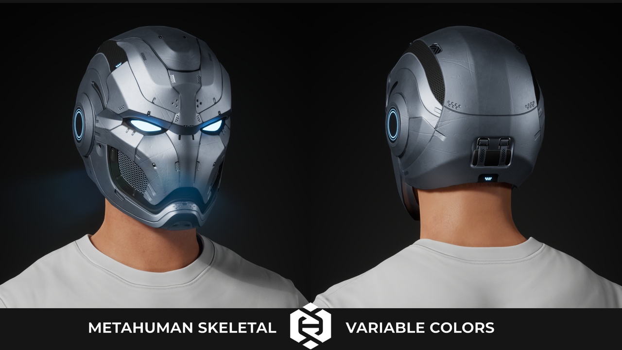 Media 1 for listing Sci-Fi Helmet 2