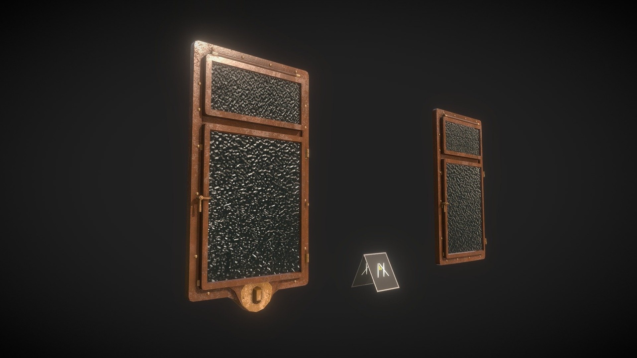 Media 1 for listing Titanic's Officer's mess windows