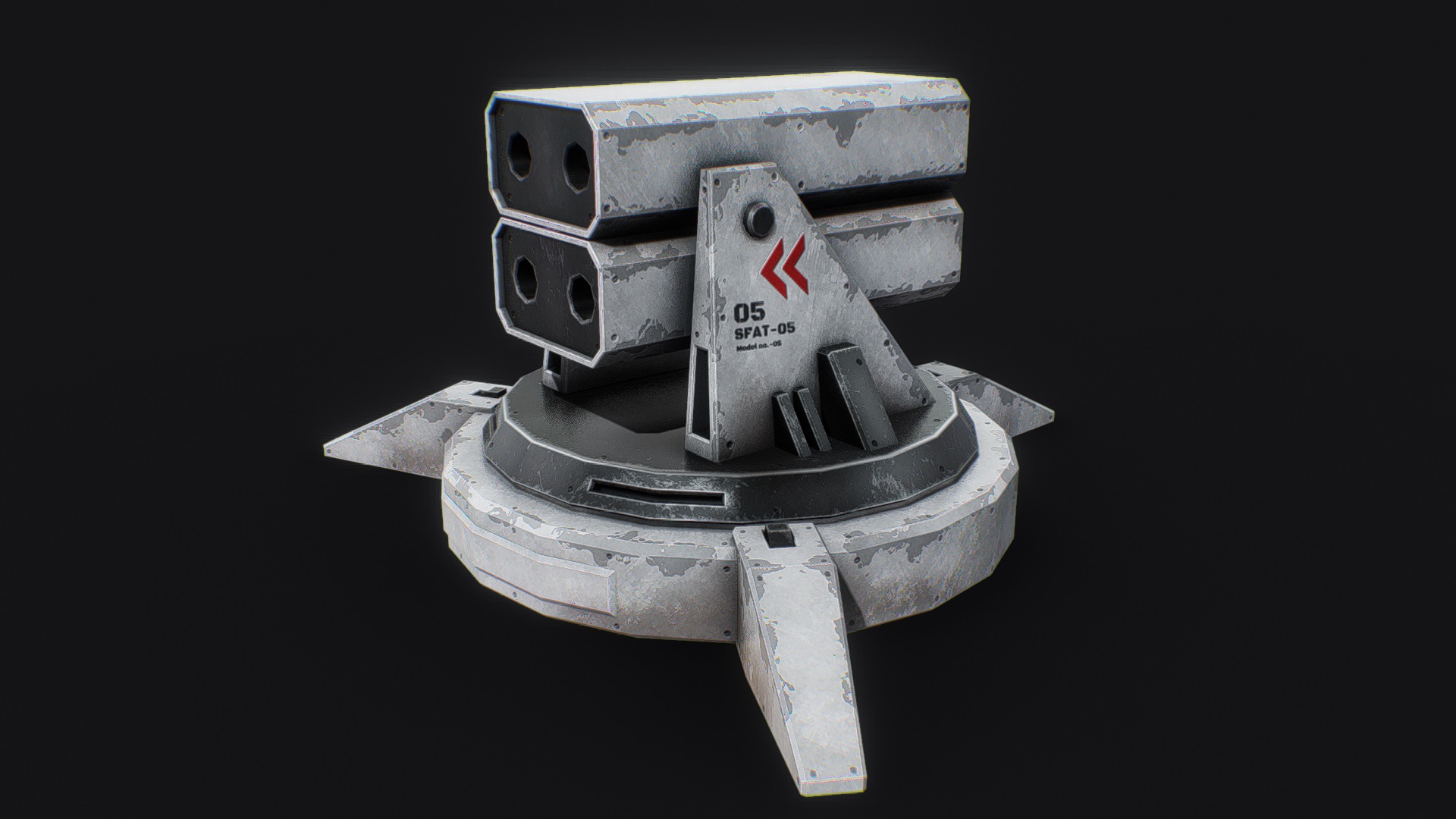 Scifi advance turret | Fab