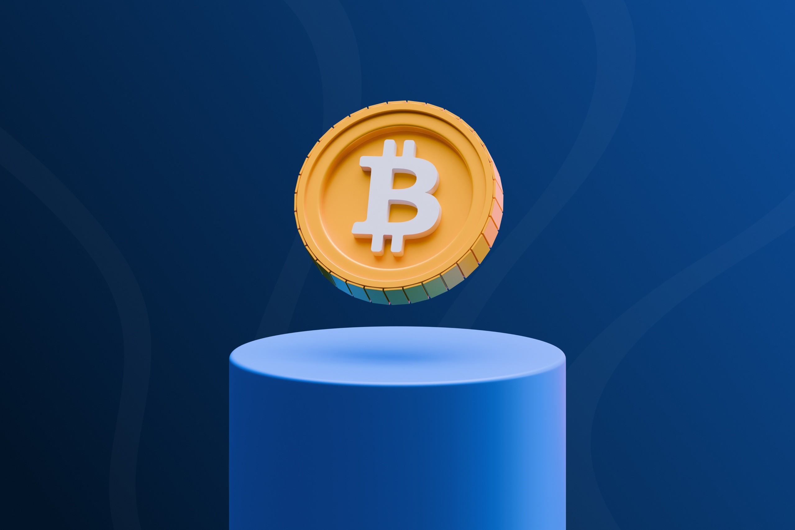 Media 1 for listing 3D Bitcoin On Podium Icons
