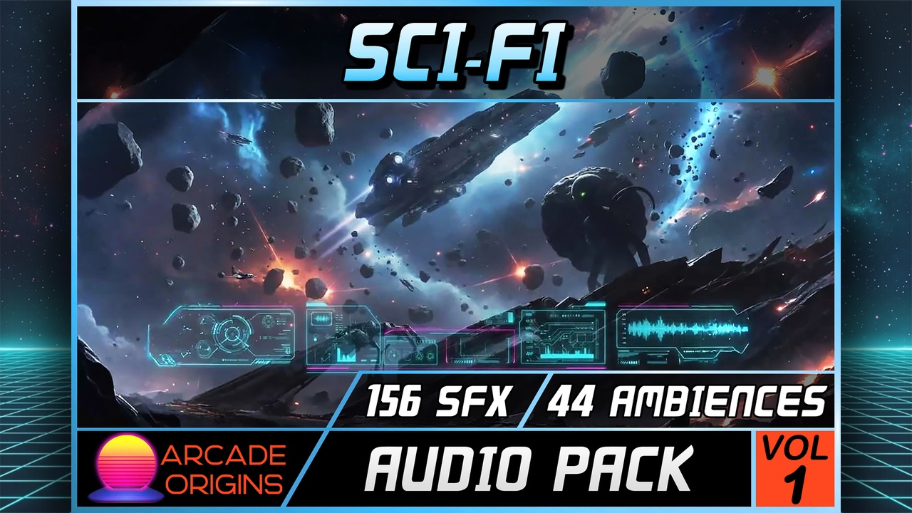 Media 1 for listing Sci-Fi Audio Pack | SFX & Ambiences | Vol. 1