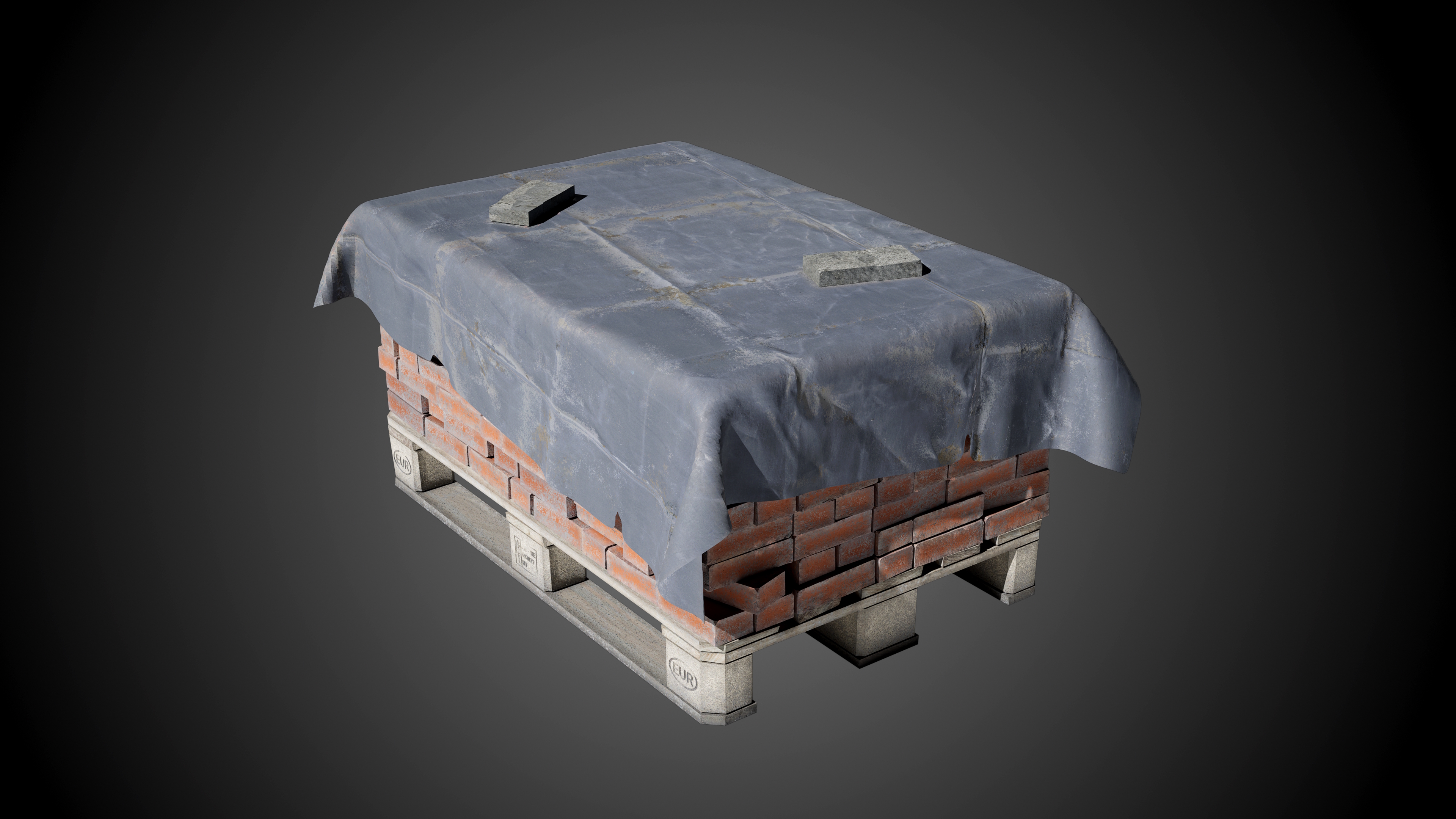 Brick Pallet Industrial Prop | Fab
