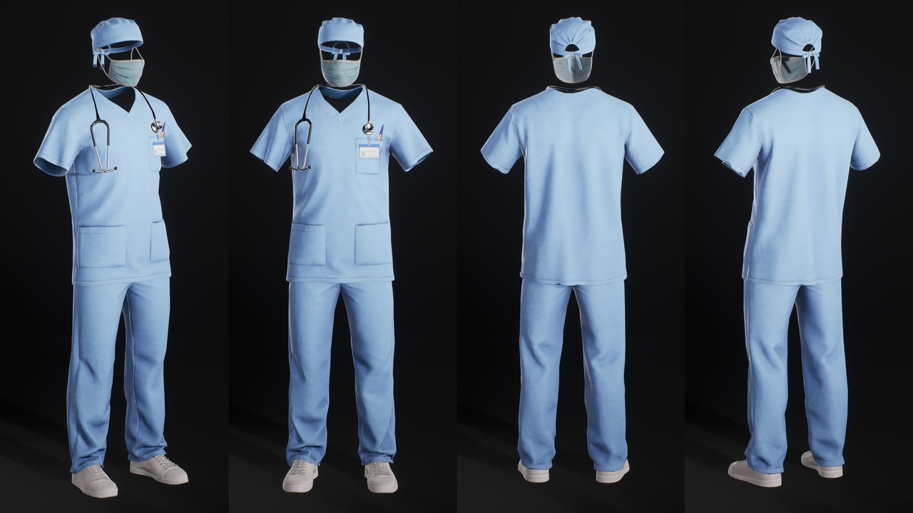 Media 1 for listing Doctor Outfit - Metahuman