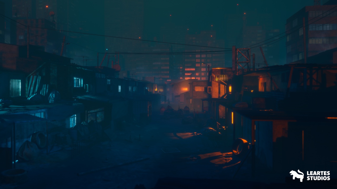 Media 1 for listing Future Slums Abandoned ( Post Apocalyptic Post Apo District Slum Slums 3d Art )