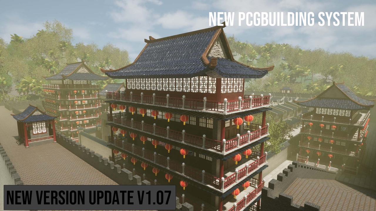 Media 1 for listing Ancient Chinese City Environment Asset Pack Vol. 1.07