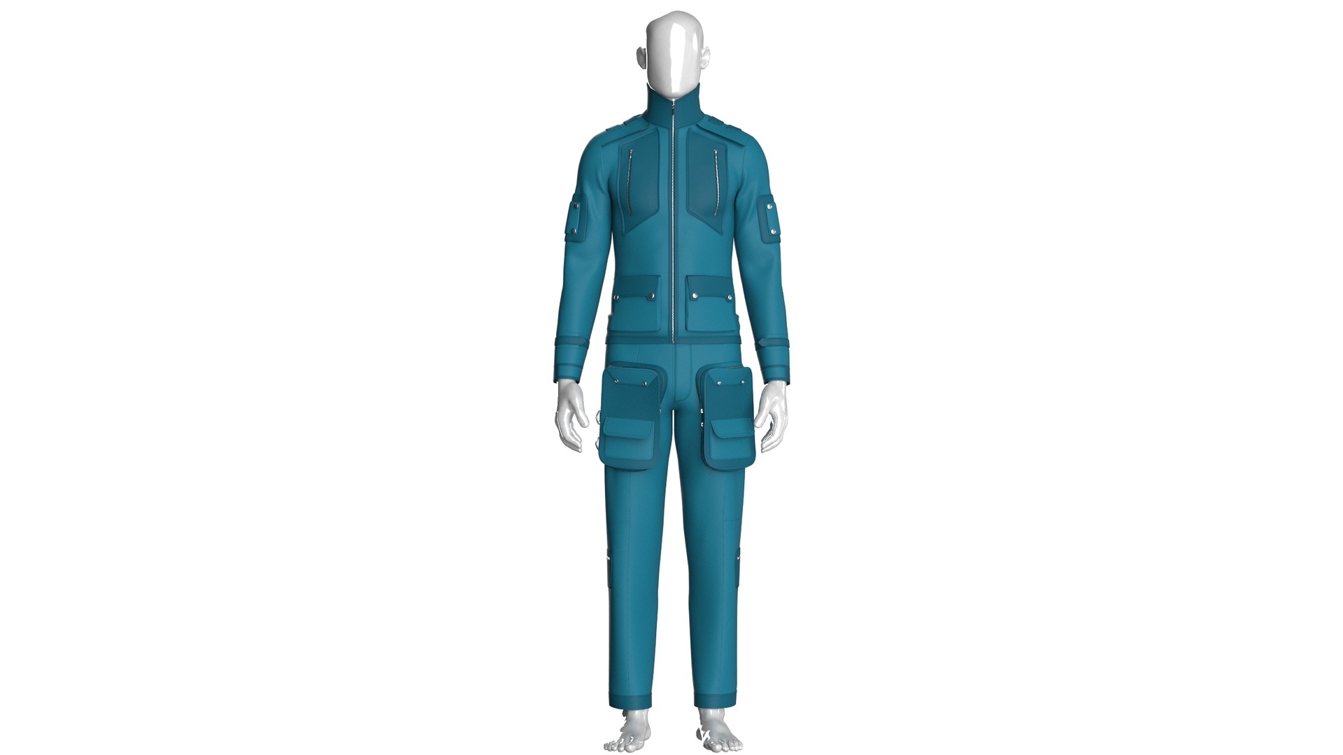 Media 1 for listing Men Zip Jacket With Pant - Outfit | High Poly