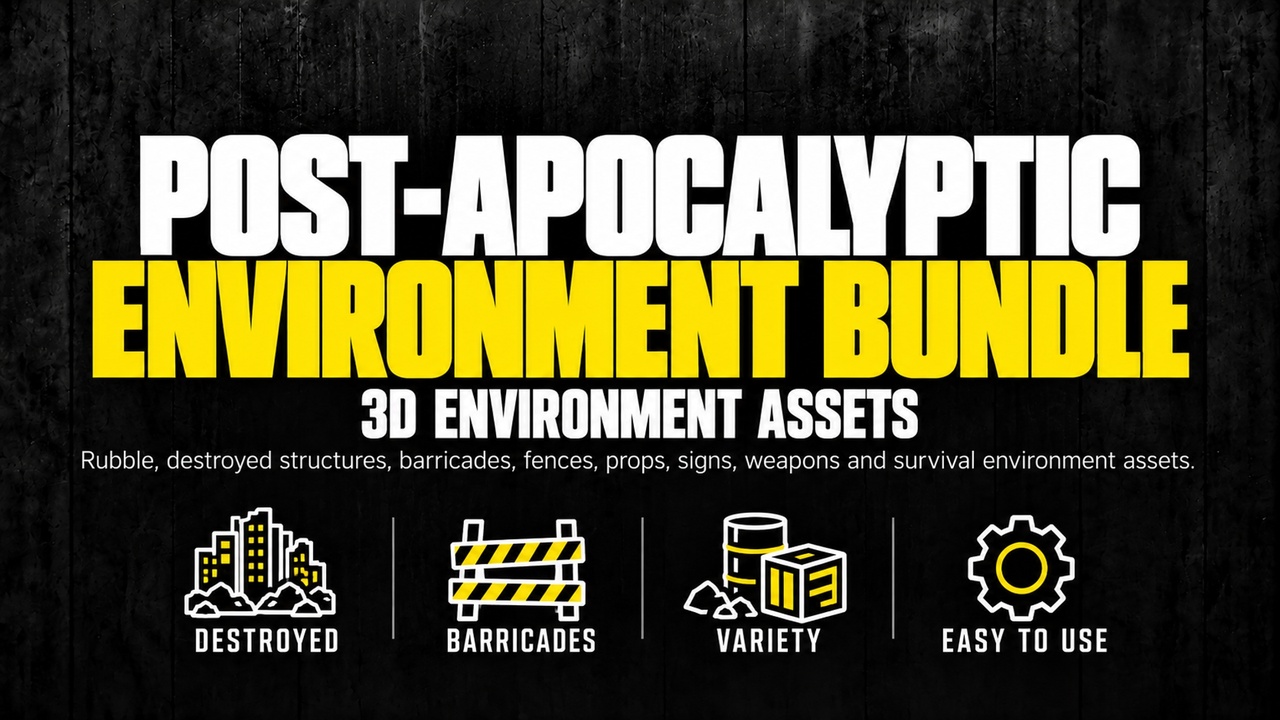 Media 1 for listing Post-Apocalyptic Environment Bundle