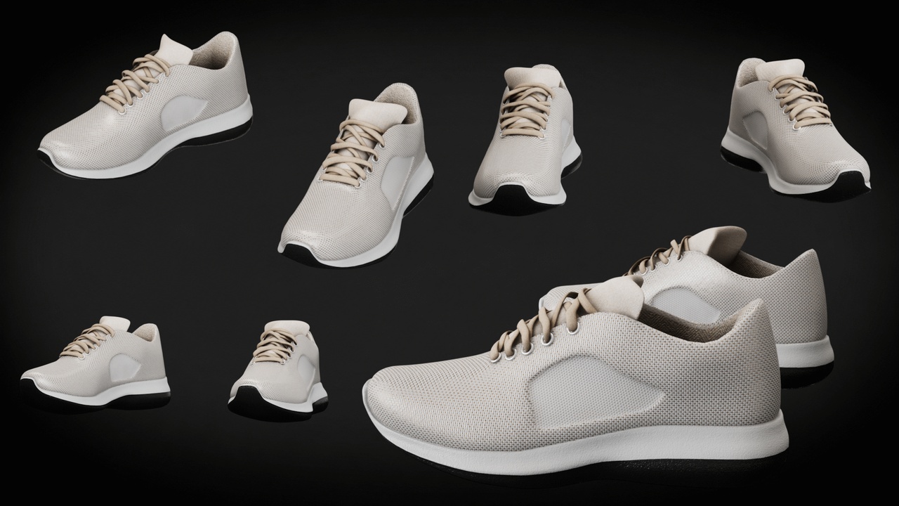 Media 1 for listing Casual Trainer Shoes - Metahuman Compatible