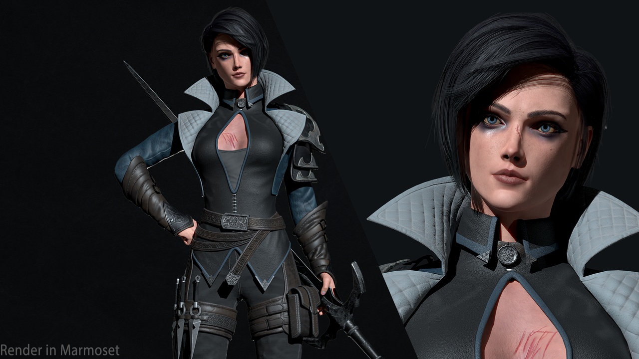 Media 1 for listing Warrior Girl