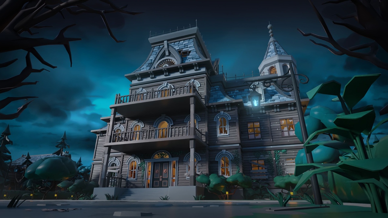 Horror Mansion - Low Poly 3D Models Pack