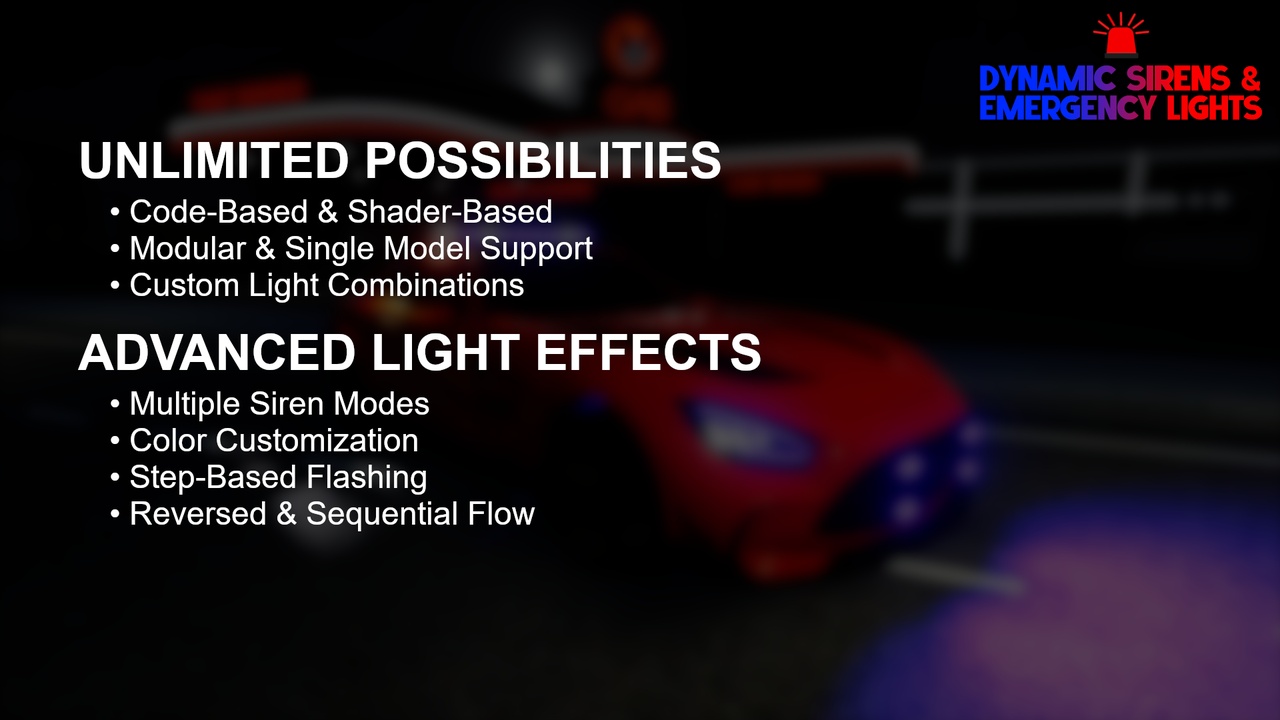 Media 1 for listing Dynamic Sirens & Emergency Lights