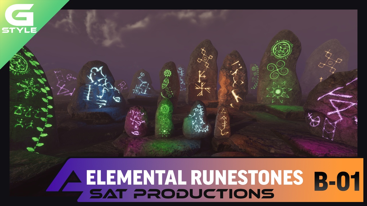 Media 1 for listing Elemental Runestones Pack