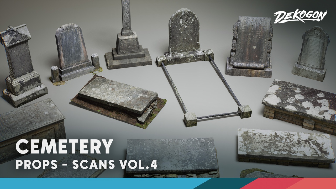Media 1 for listing Scans VOL.4 - Cemetery (Nanite & Low Poly)