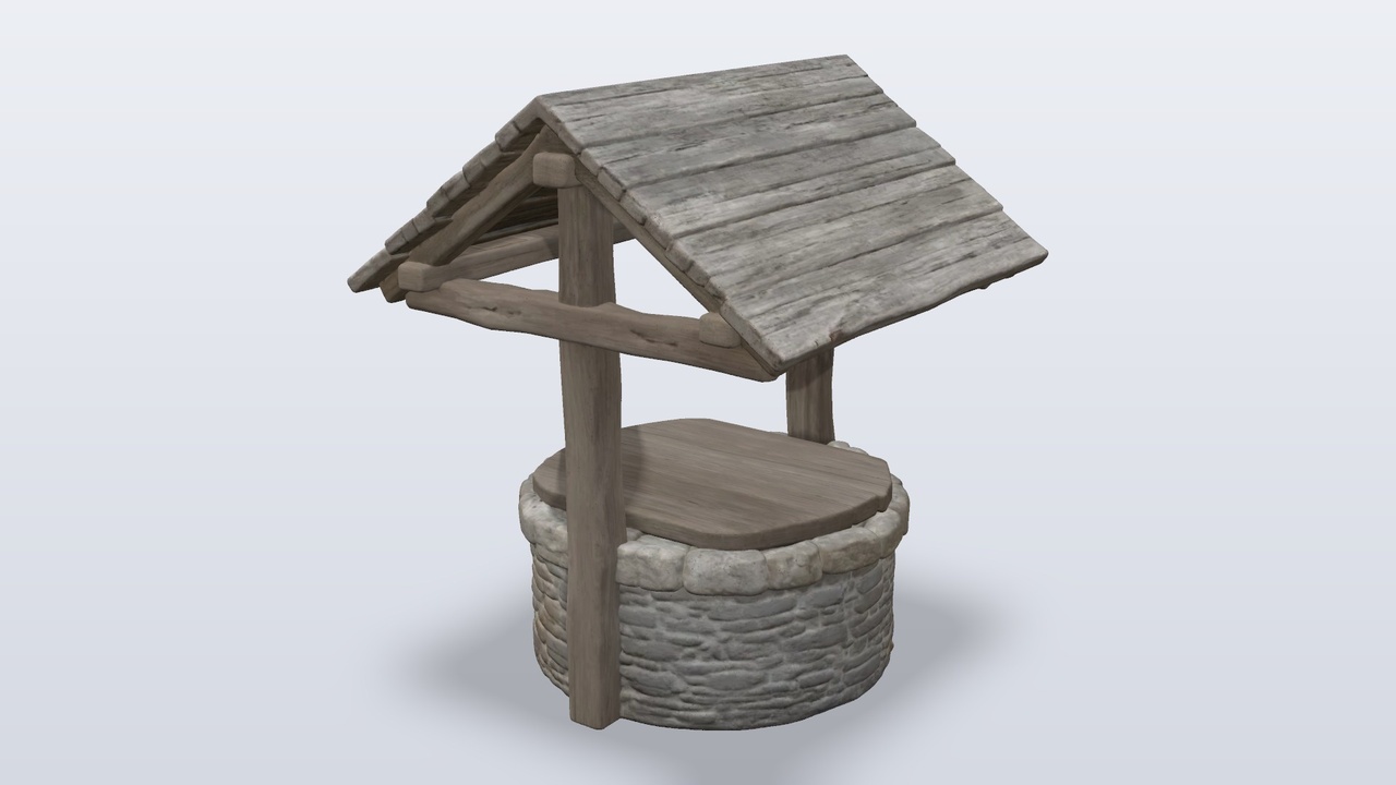 Media 1 for listing Old Stone Well House Medieval Style