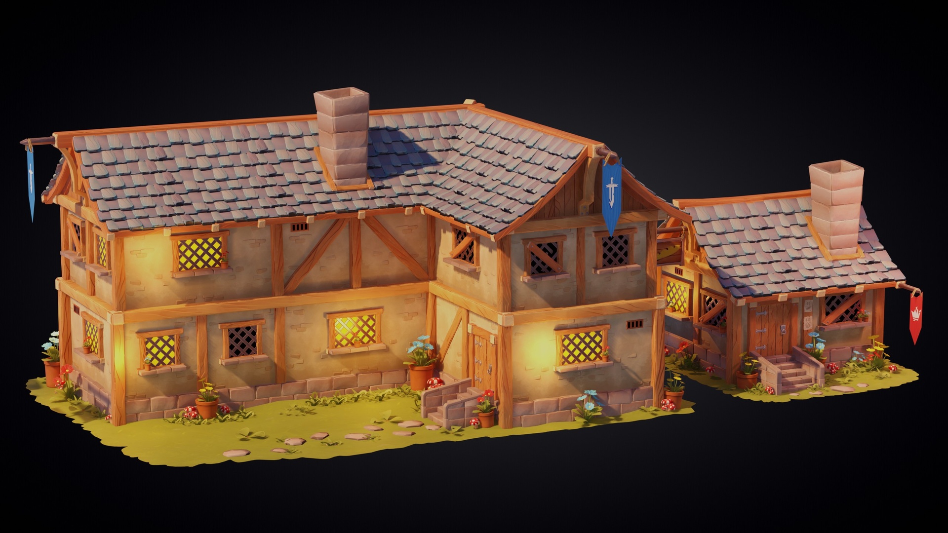 Media 1 for listing Stylized House - 1  Material