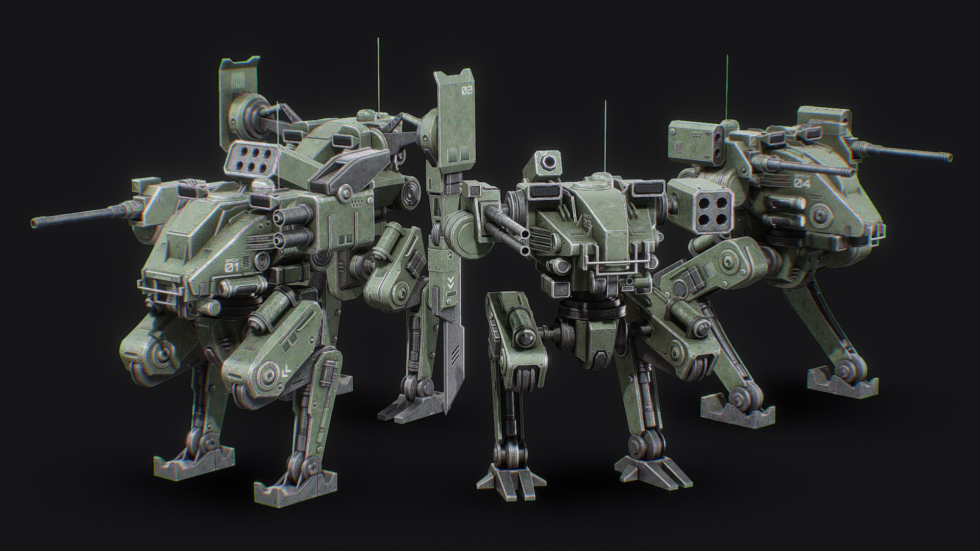 Battle Mech pack | Fab