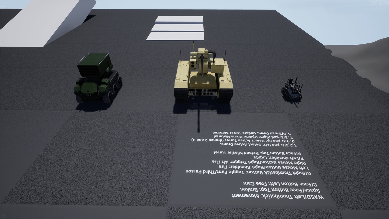 Media 1 for listing Ground Combat Drones