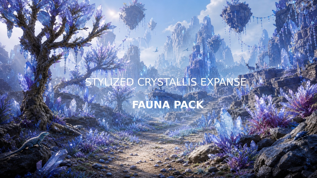 Media 1 for listing Stylized Crystallis Expanse - Fauna Pack