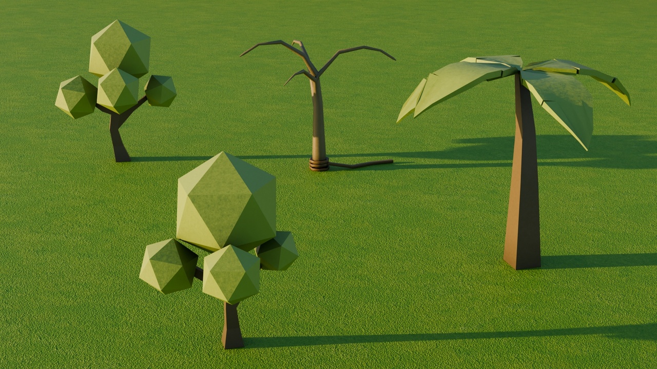 Media 1 for listing Low Poly Tree Pack - Optimized Exterior Set