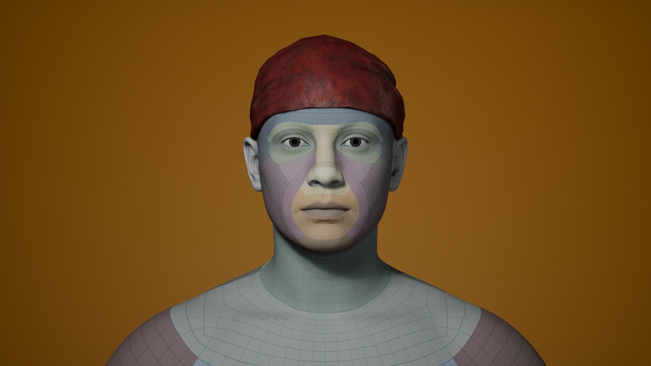 Media 1 for listing Pirate Hat/Bandana (Var. 3) - Metahuman
