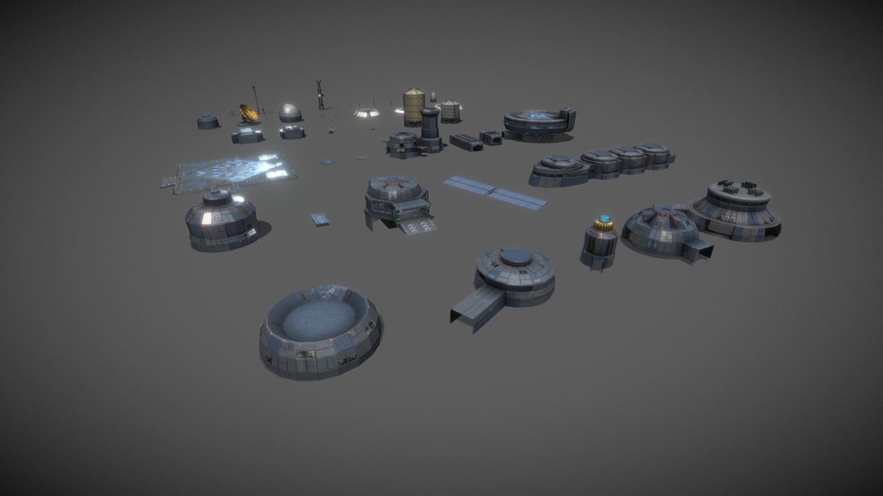 Media 1 for listing Modular Mars Base Kitbash