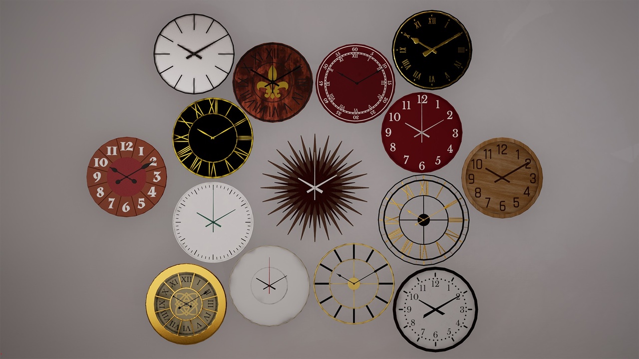 Clocks 제품 등록을 위한 미디어 1개