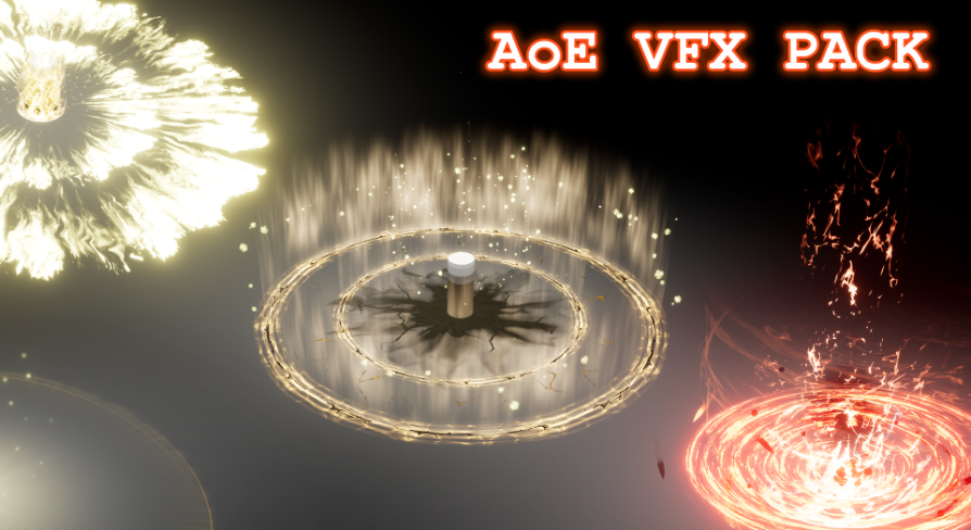 AoE Shock Wave Visual Effects Pack | Fab