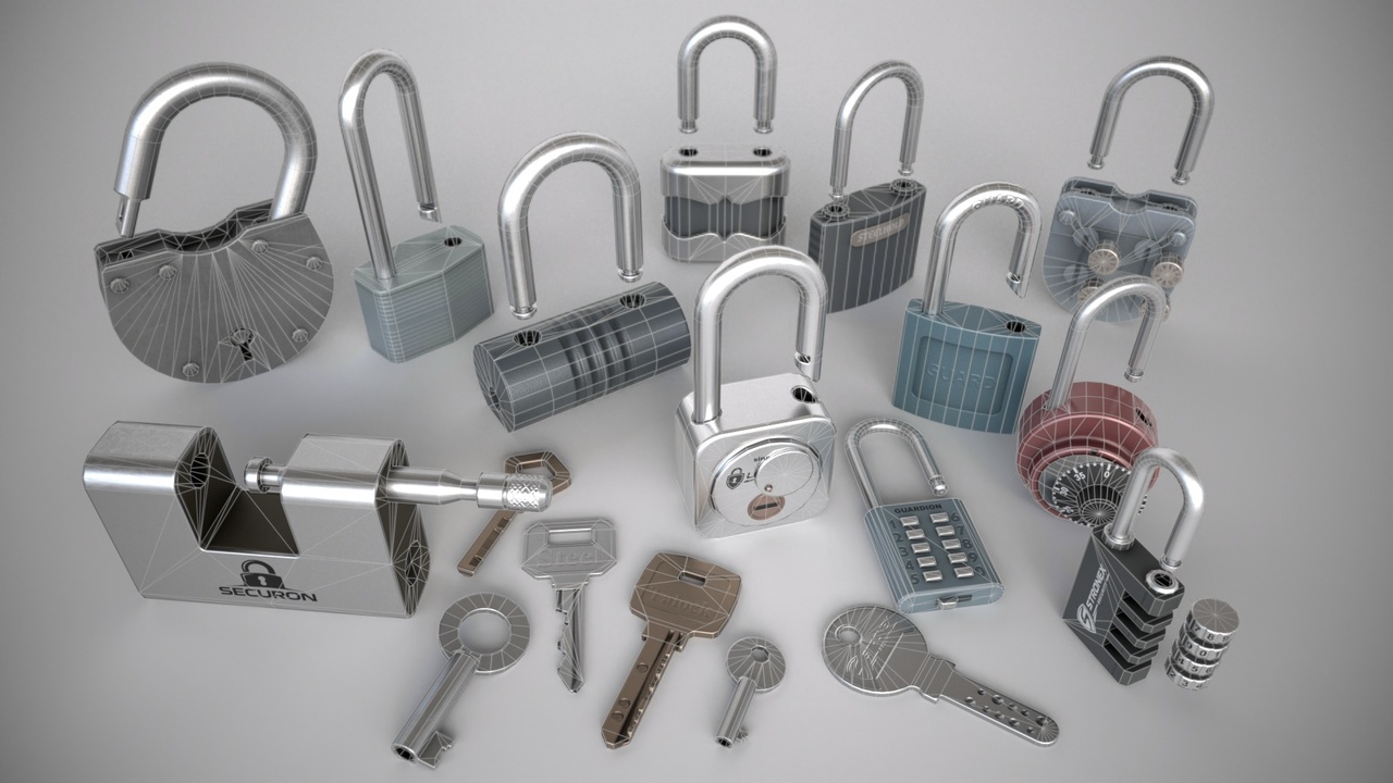 Media 1 for listing Realistic Lock Collection