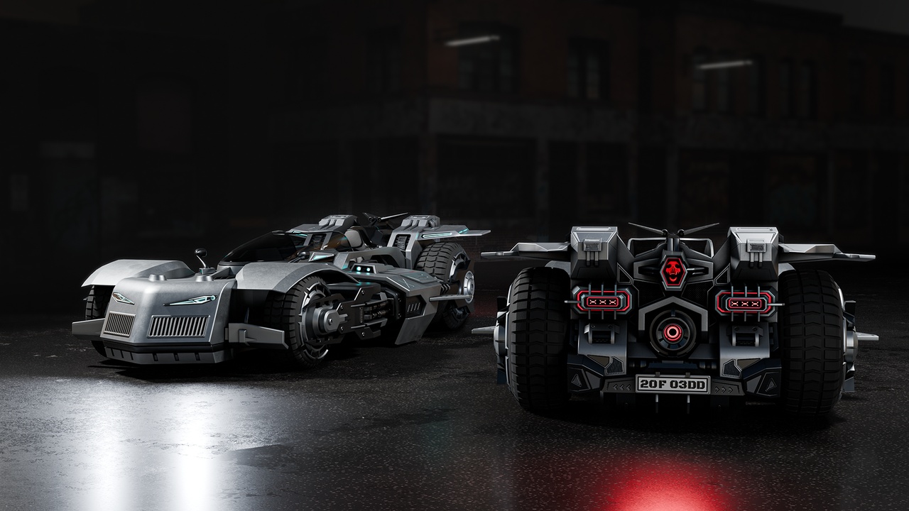 Media 1 for listing Futuristic Car_01
