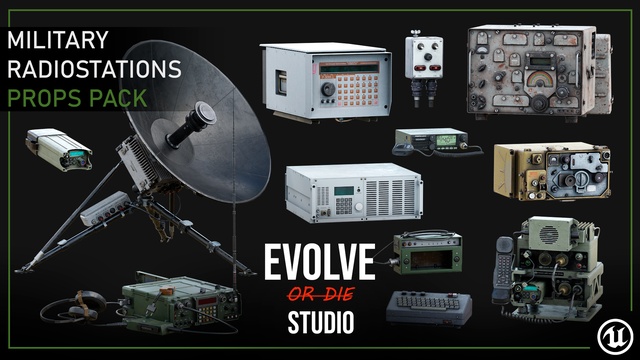 Military Radiostations Props Pack