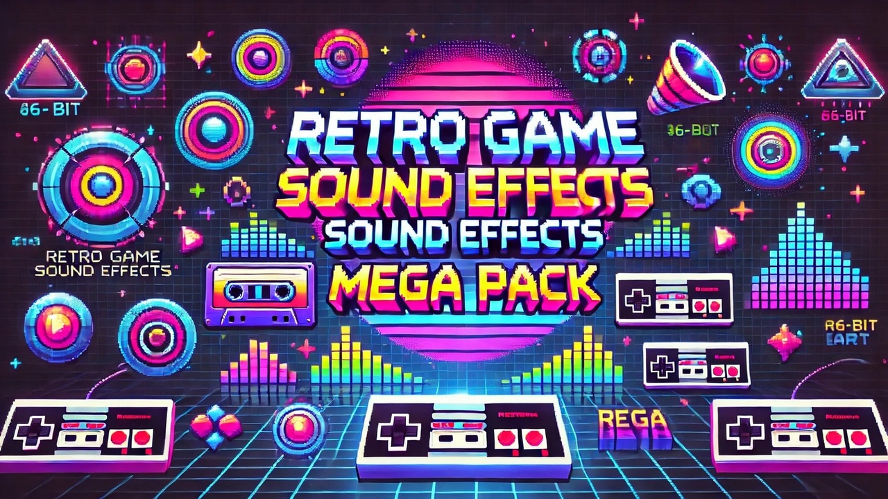 Media 1 for listing Retro Game Sound Effects Mega Pack