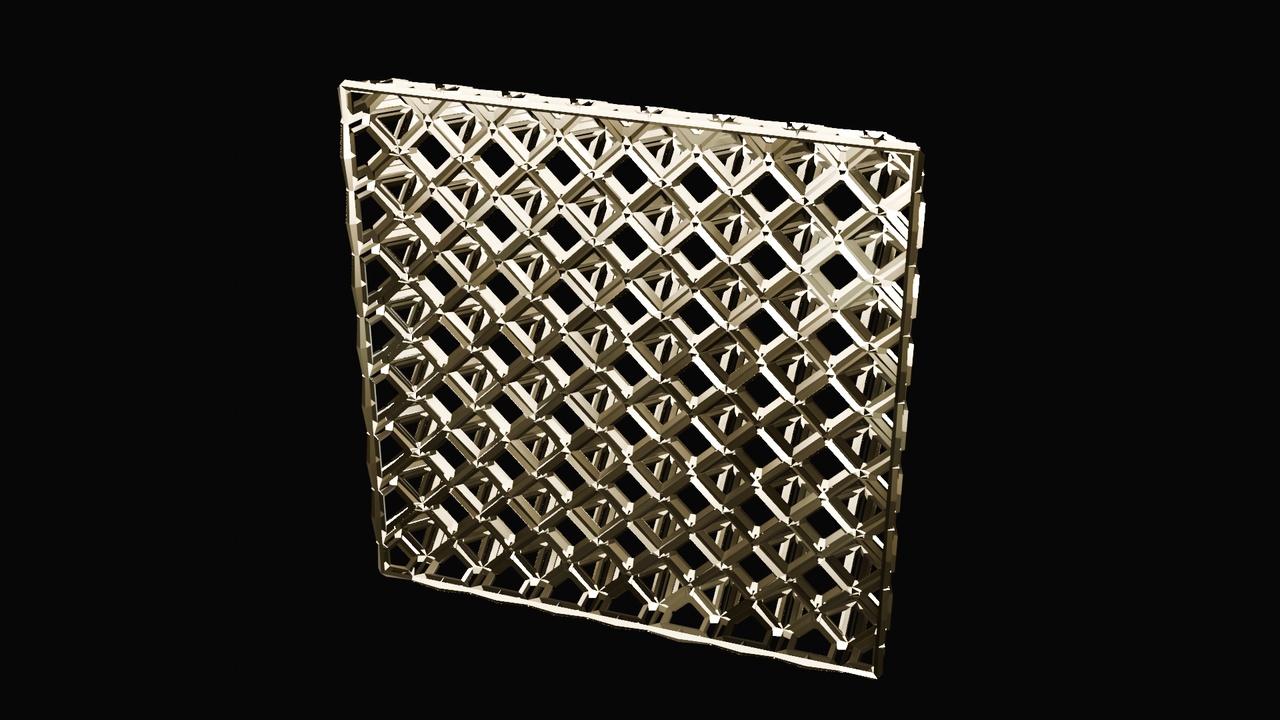 Media 1 for listing Modern Geometric Decorative Facade Screen | Parametric Architectural Panel